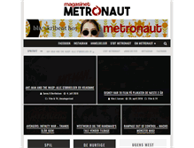 Tablet Screenshot of metronaut.dk